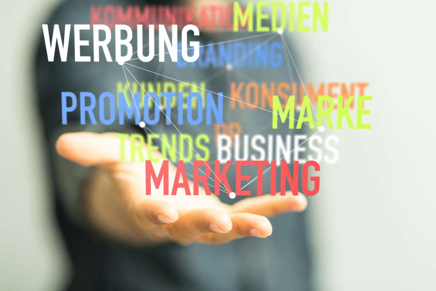 Werbe & Marketingkonzept Werbe & Marketingkonzept