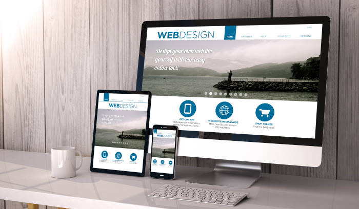 Website und Landingpage im responsive Design Website und Landingpage im responsive Design